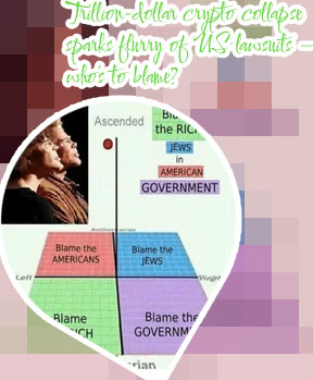 Have hit the government blaming bitcoin in America